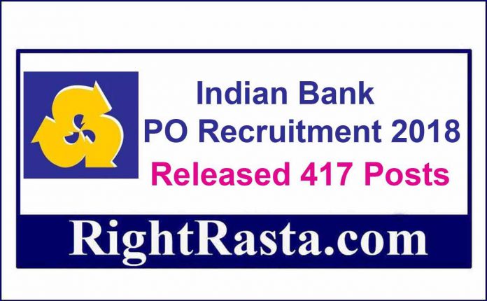 Indian Bank PO Recruitment