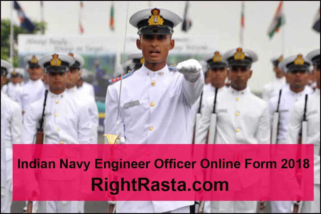 Indian Navy Engineer Officer Online Form 2018