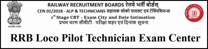 RRB Loco Pilot Technician Exam Center