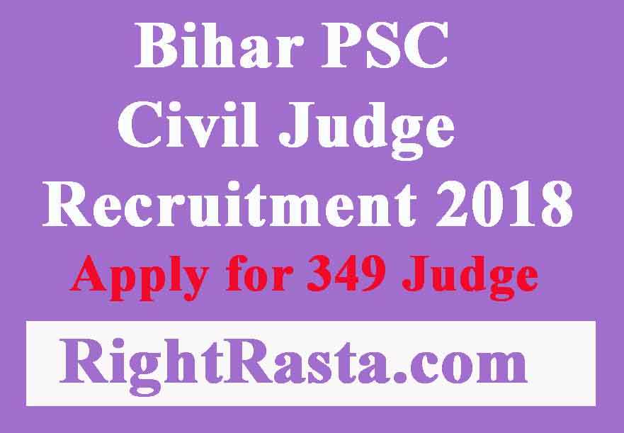 BPSC Civil Judge Recruitment 2018