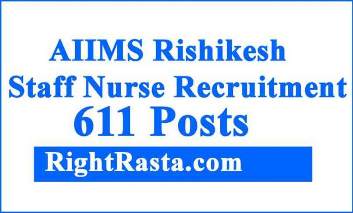 AIIMS Rishikesh Nursing Officer Recruitment 2018