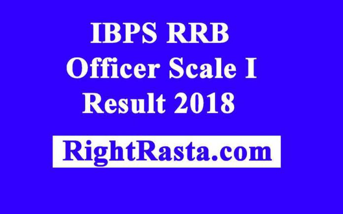 IBPS RRB PO Result 2018