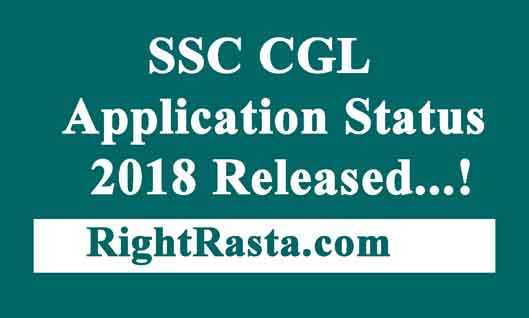 SSC CGL Application Status 2018