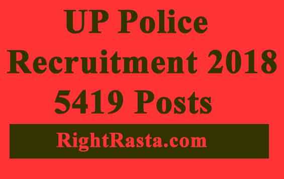 UP Police Constable Horse Rider Recruitment 2018