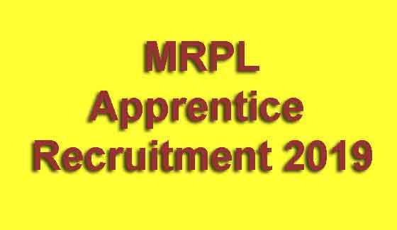 MRPL Recruitment 2019