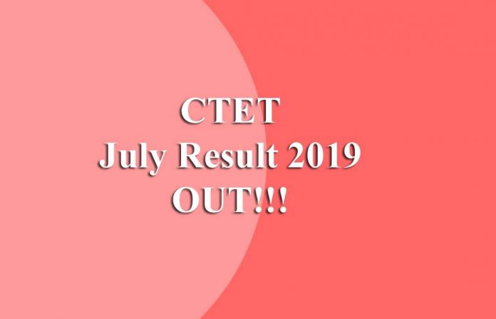 CTET Result 2019