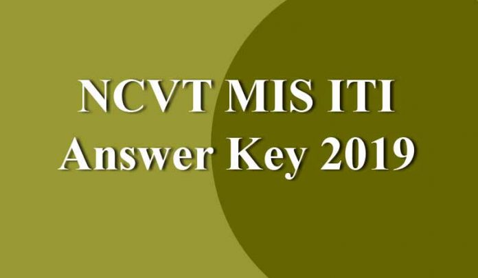 NCVT MIS ITI Answer Key 2019