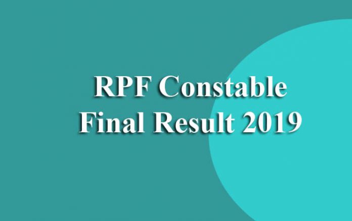 RPF Constable Final Result