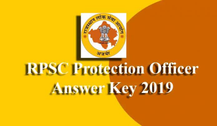 RPSC Protection Officer Answer Key