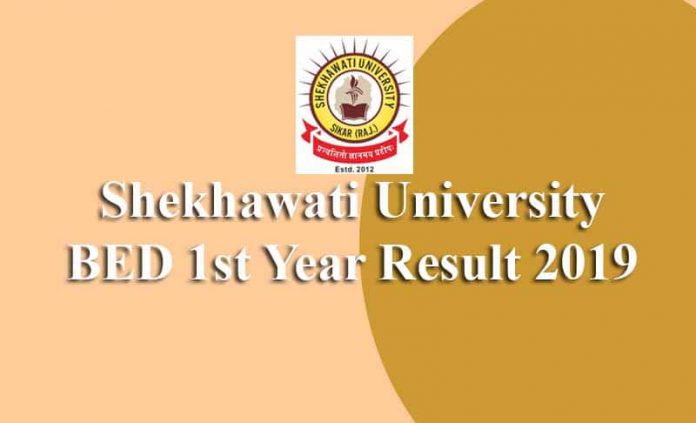 Shekhawati University BED 1st Year Result