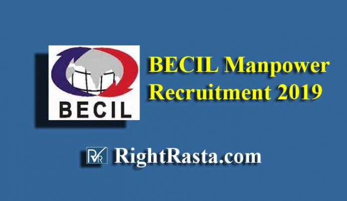 BECIL Manpower Recruitment 2019