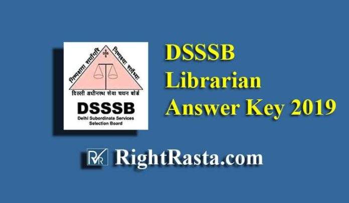 DSSSB Librarian Answer Key