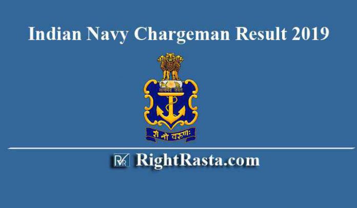 Indian Navy Chargeman Result