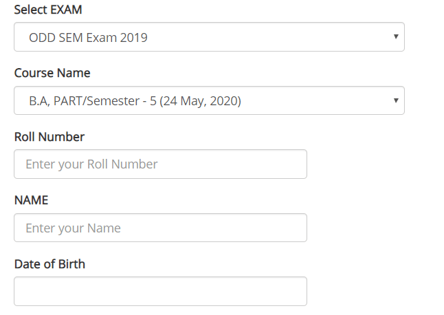 kuadmission BA Result