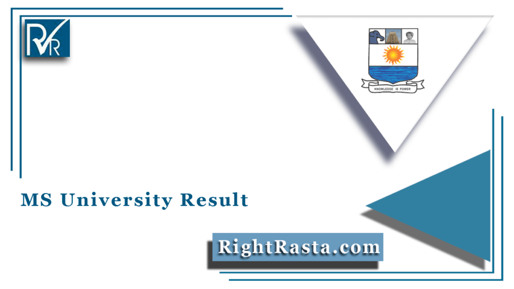 ms university phd course work result