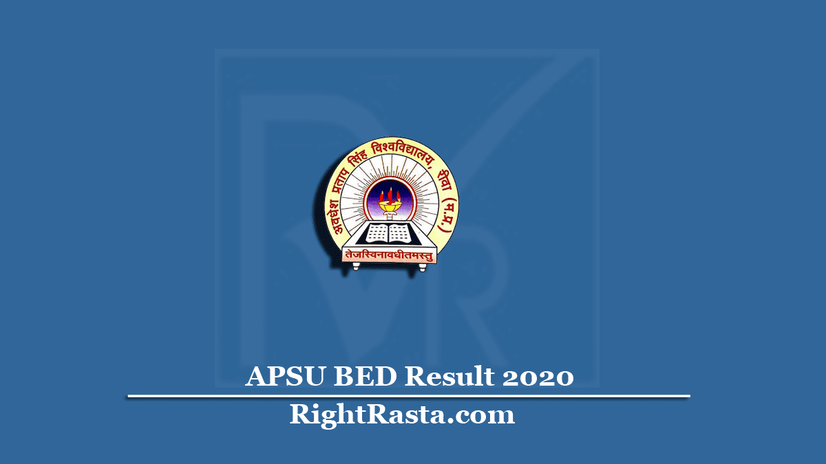 APSU BED Result 2020