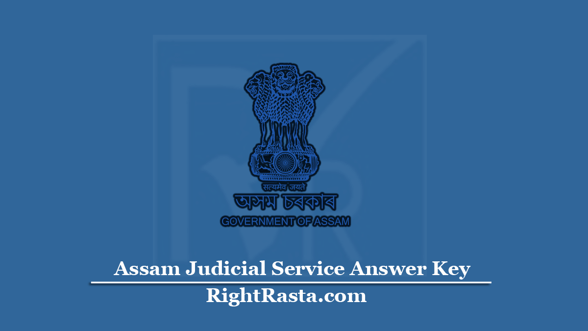 Assam Judicial Service Answer Key