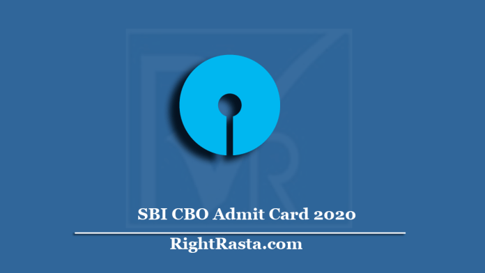 SBI CBO Admit Card