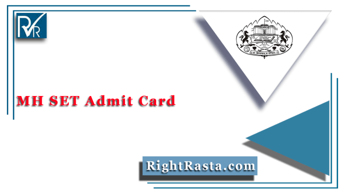 MH SET Admit Card