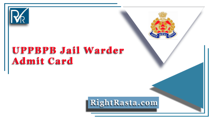 UPPBPB Jail Warder Admit Card