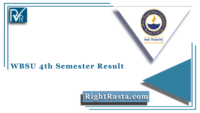 WBSU 4th Semester Result