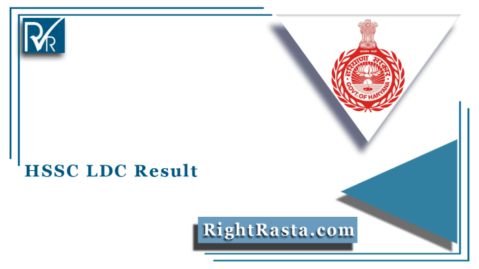 HSSC LDC Result