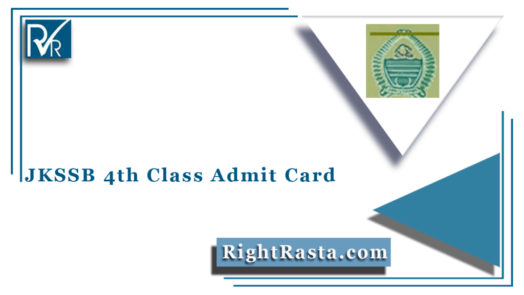 JKSSB 4th Class Admit Card 2021 | Download JK Grade IV Staff Hall Ticket