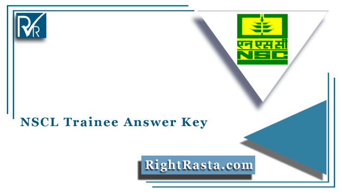 NSCL Trainee Answer Key