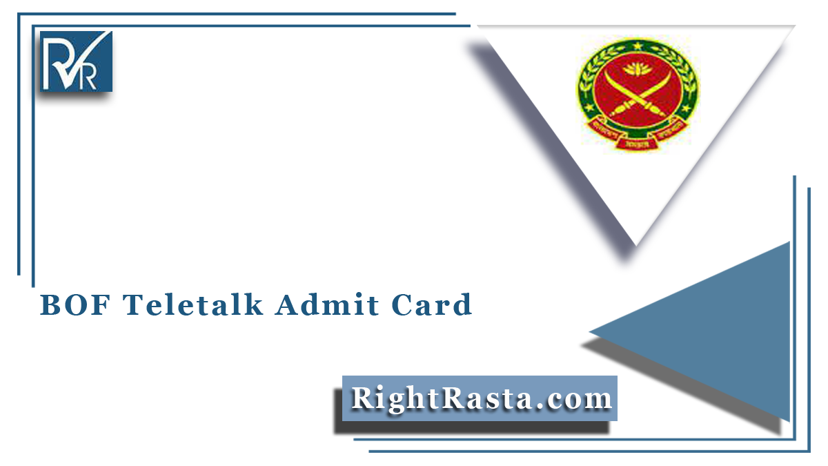 BOF Teletalk Admit Card