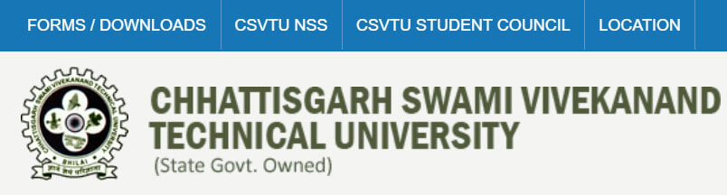 CSVTU Admit Card 2021