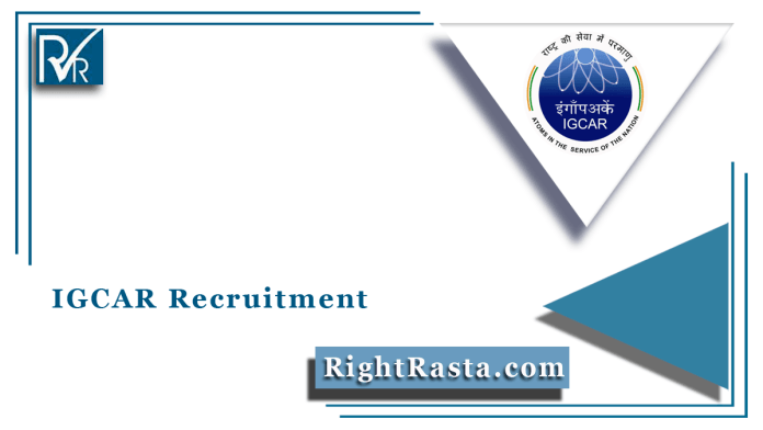 IGCAR Recruitment