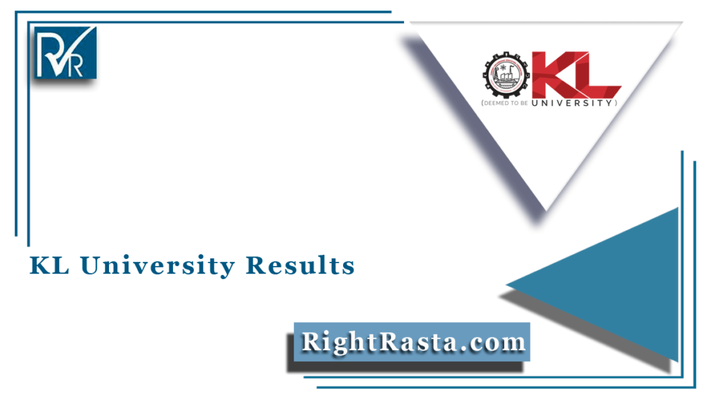KL University Results 2021 (Out) Download KLU KLEEE Phase 1/2 Result