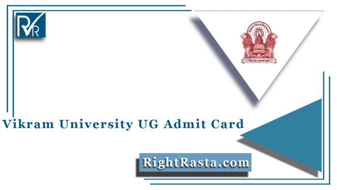 Vikram University UG Admit Card