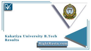 Kakatiya University B.Tech Results 2021 | KU BTECH Exam Results