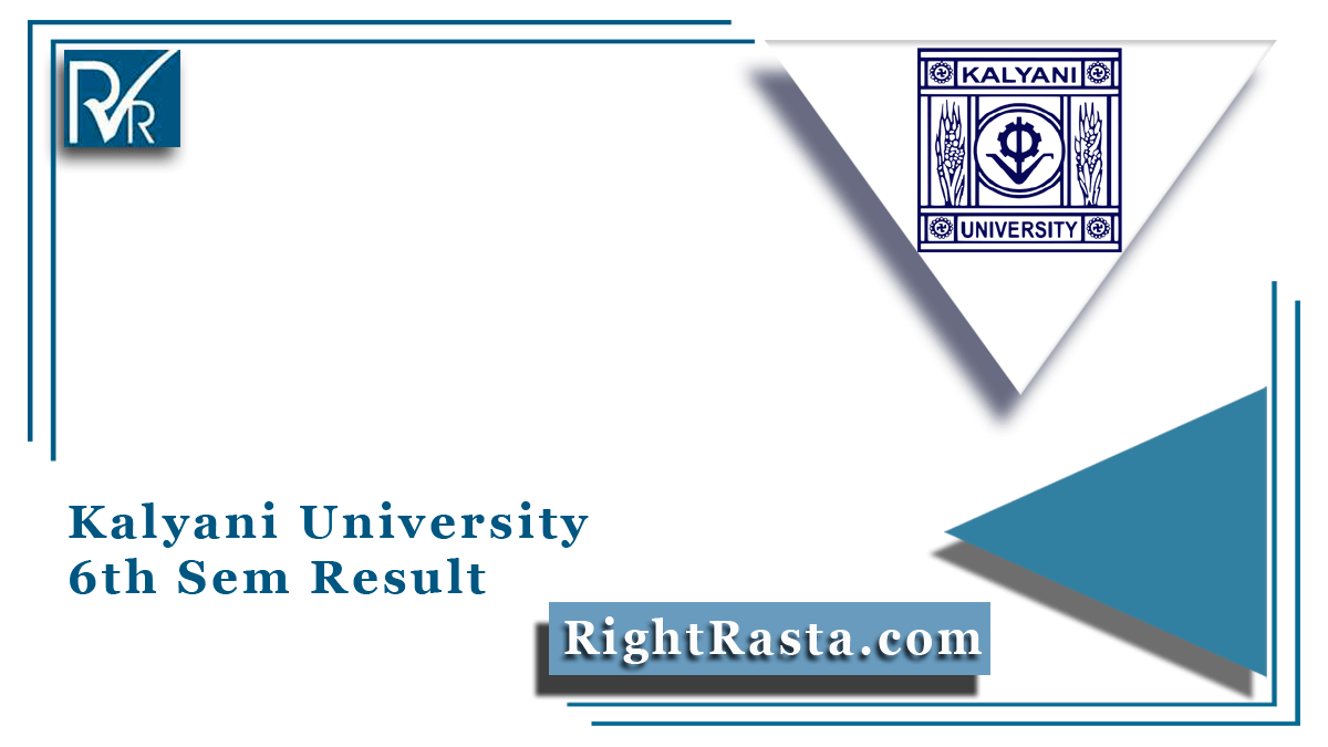 Kalyani University 6th Sem Result