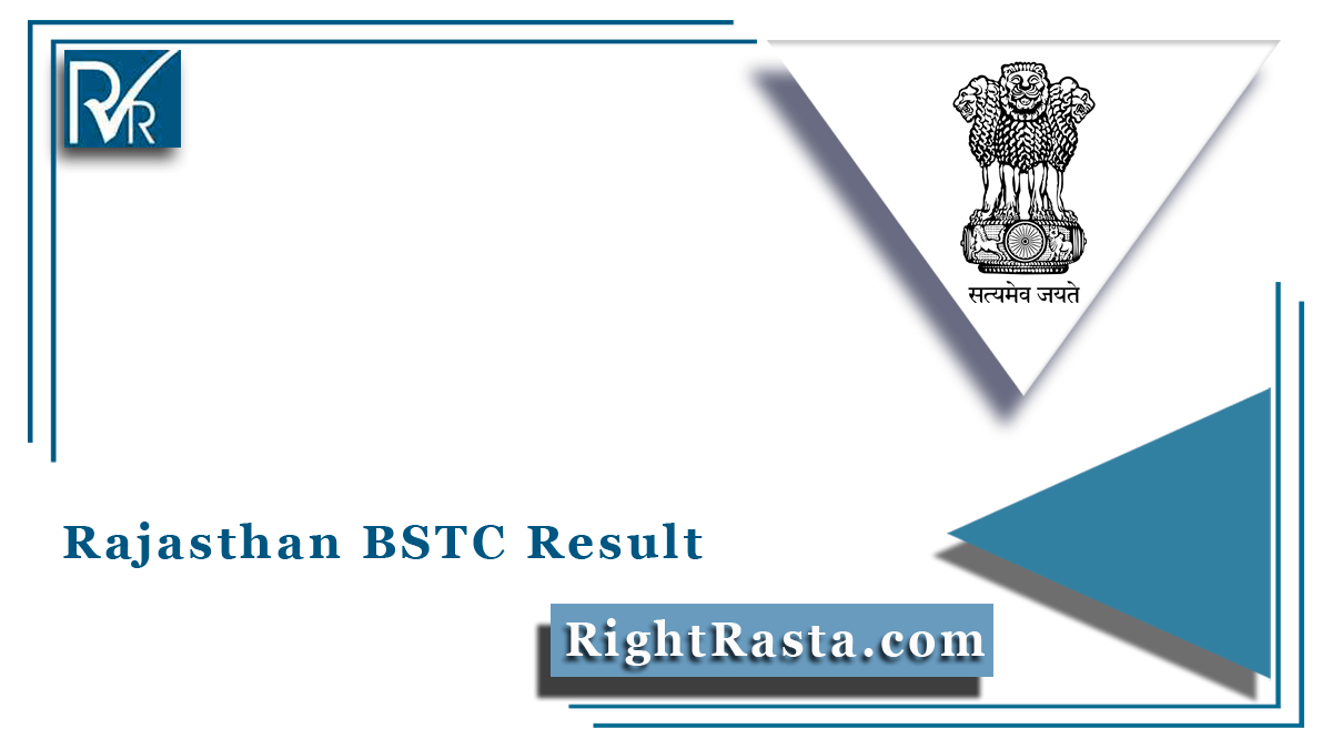 Rajasthan BSTC Result 2021 (घोषित) Download Pre DELED Result