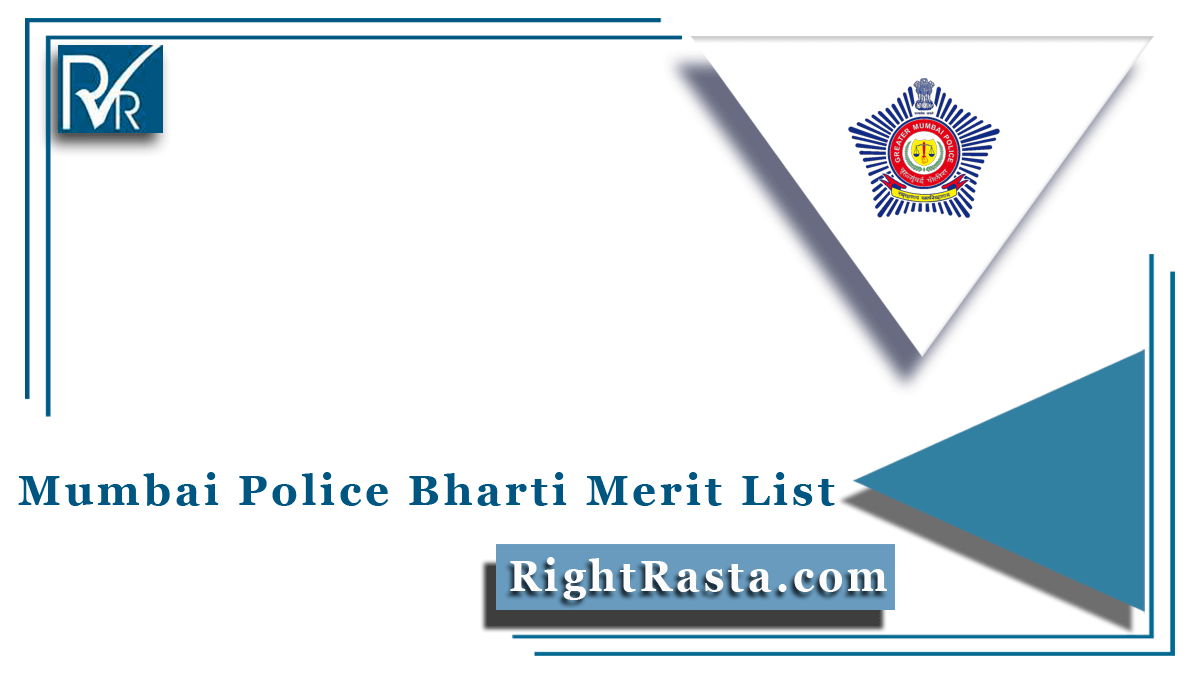 Mumbai Police Bharti Merit List