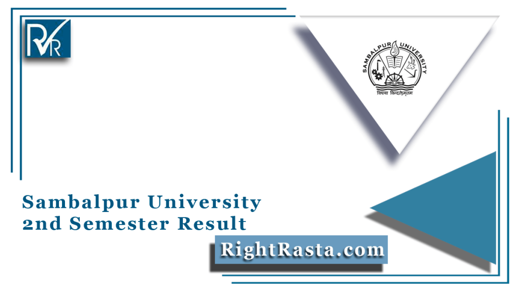 Sambalpur University 2nd Semester Result 2021 Out Download 