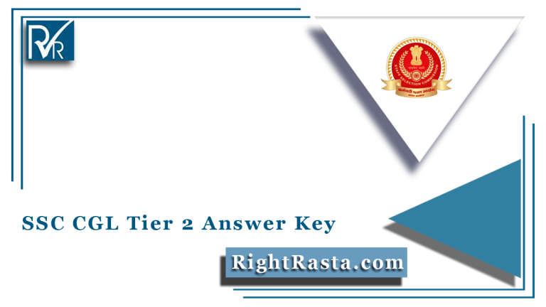 Ssc Cgl Tier 2 Answer Key 2022 Out Download Exam Sheet 1936