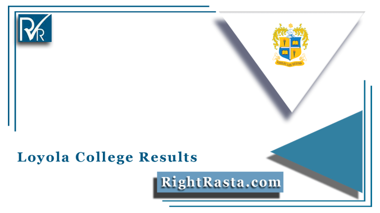 Loyola College Results 2022 (Out), Download PULC UG/PG Result