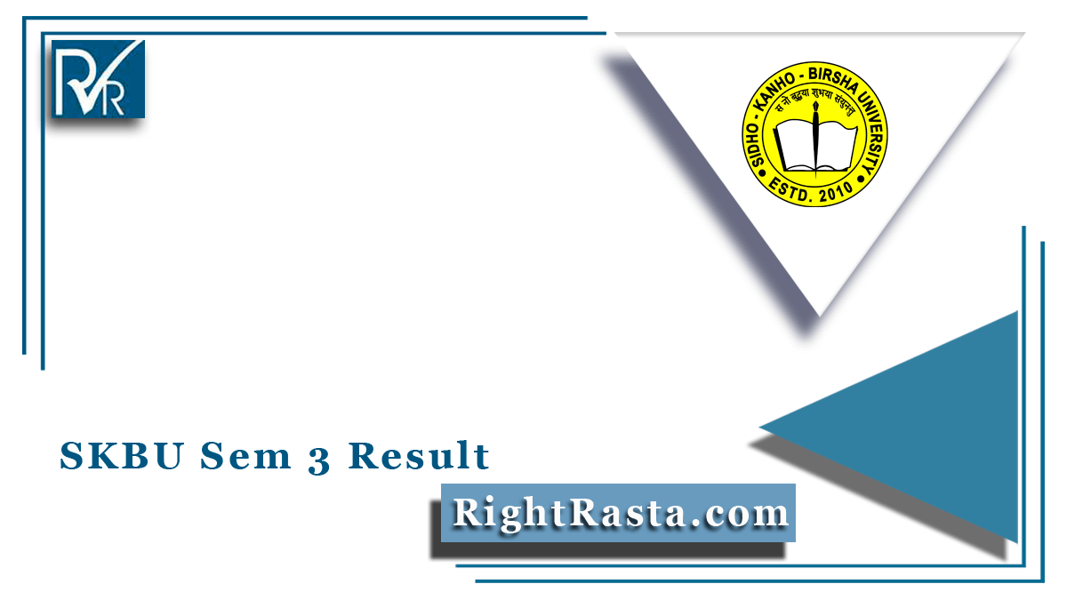 SKBU Sem 3 Result 2021 (Out), SKB University UG PG 3rd Sem Result