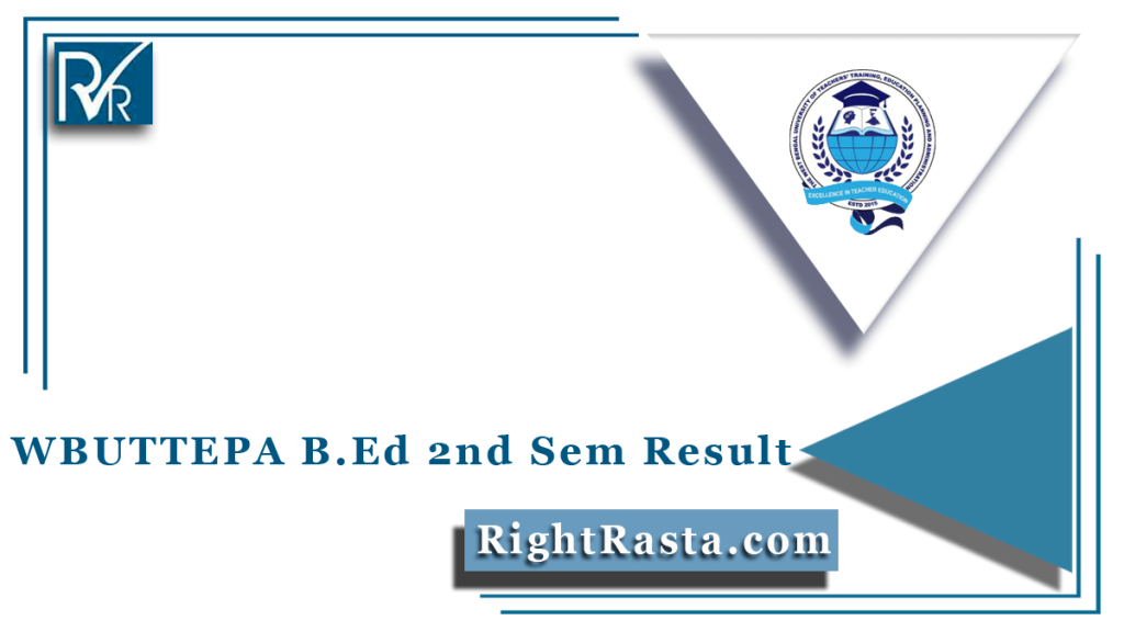 WBUTTEPA B Ed 2nd Sem Result 2021 Out Download Now   WBUTTEPA BEd 2nd Sem Result 1024x576 