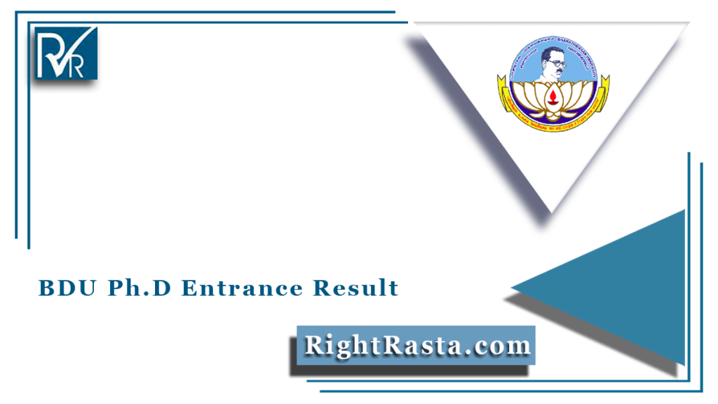 bdu-ph-d-entrance-result-2022-out-bharathidasan-university-results