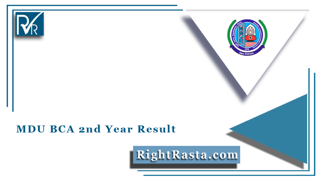 MDU BCA 2nd Year Result 2022 (Out), Download Part 2 Results