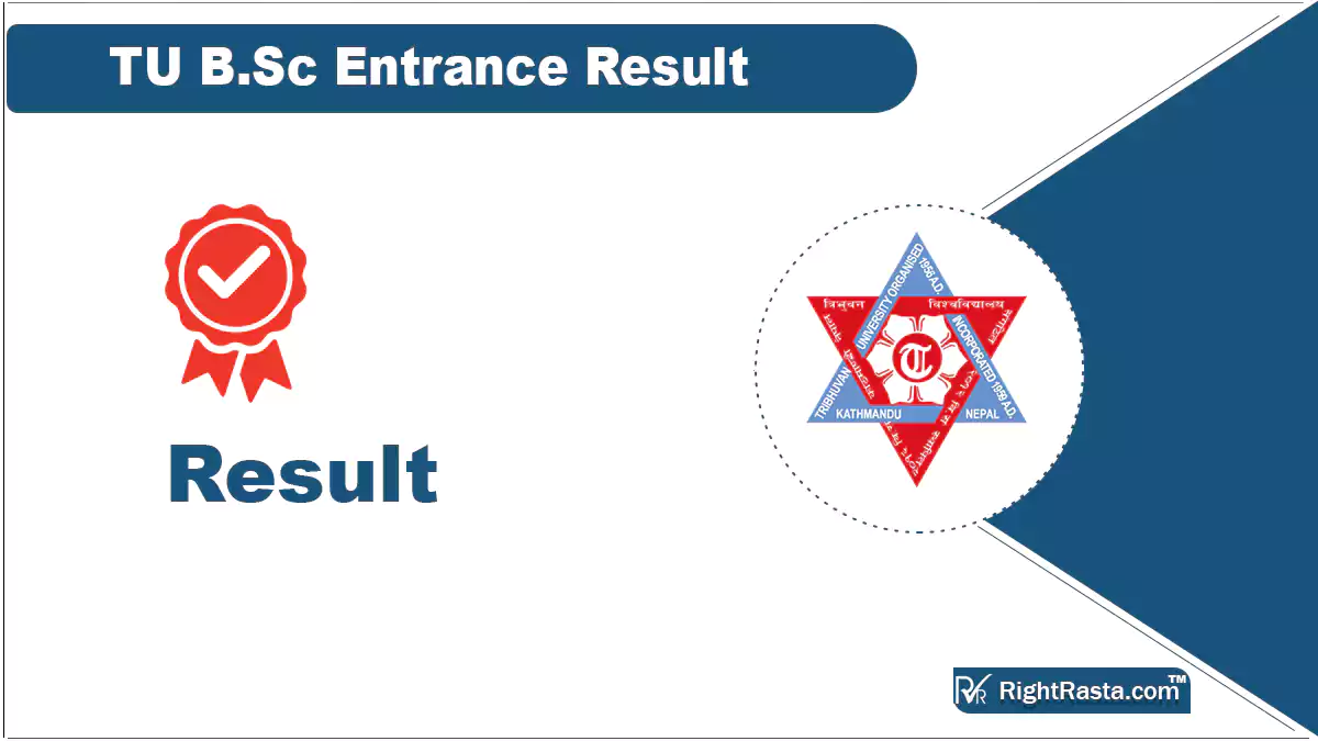 TU B.Sc Entrance Result 2079 (Released) Tribhuvan University Result