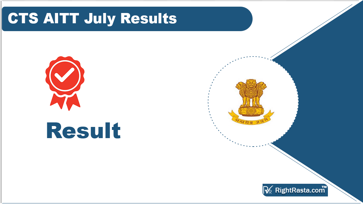 CTS AITT July Results 2023 (Out) NCVT MIS ITI 1st Year Results