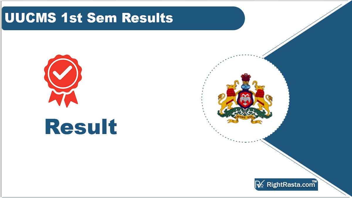 UUCMS 1st Sem Results 2023 (Out) Universities in Karnataka Result