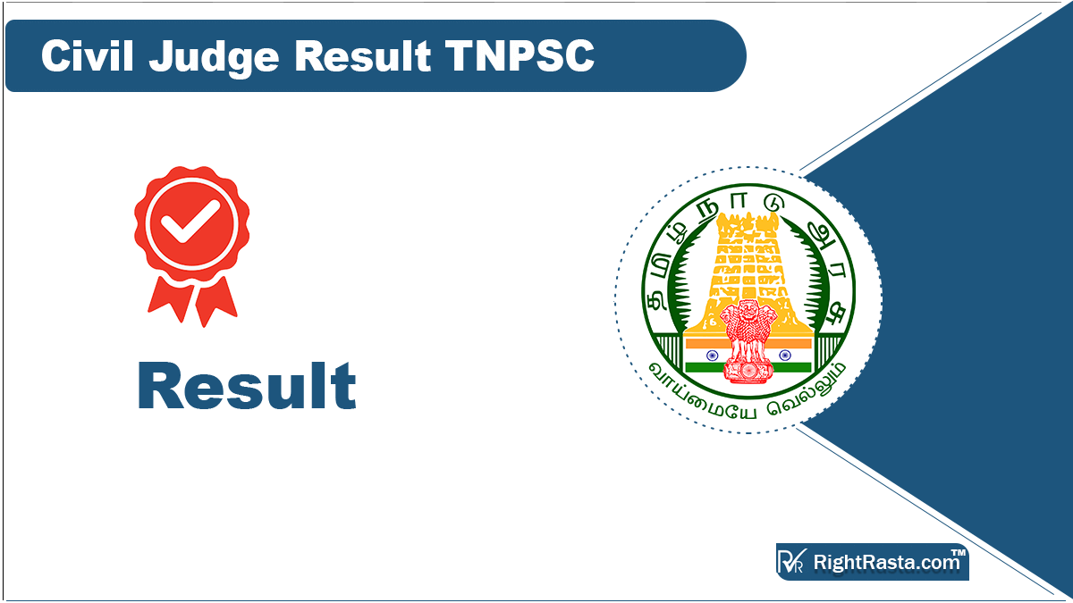 Civil Judge Result TNPSC 2023 (Out@ 11th Oct): Get Merit List