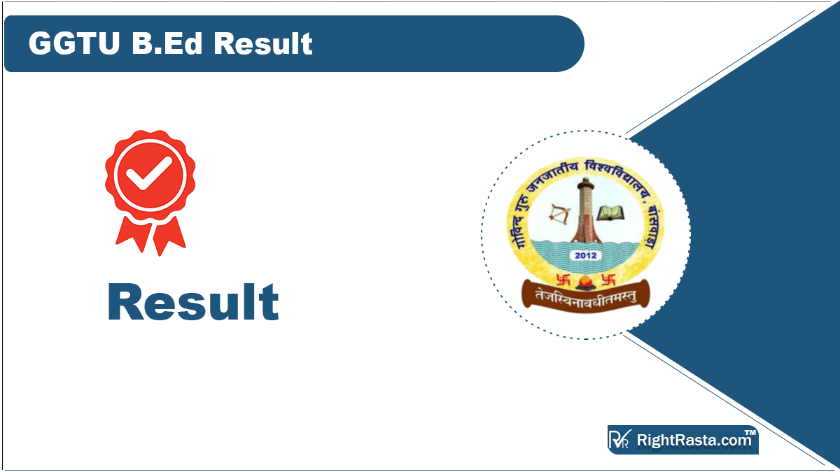 GGTU B.Ed Result 2023 (Out): Get 1st & 2nd Year Results