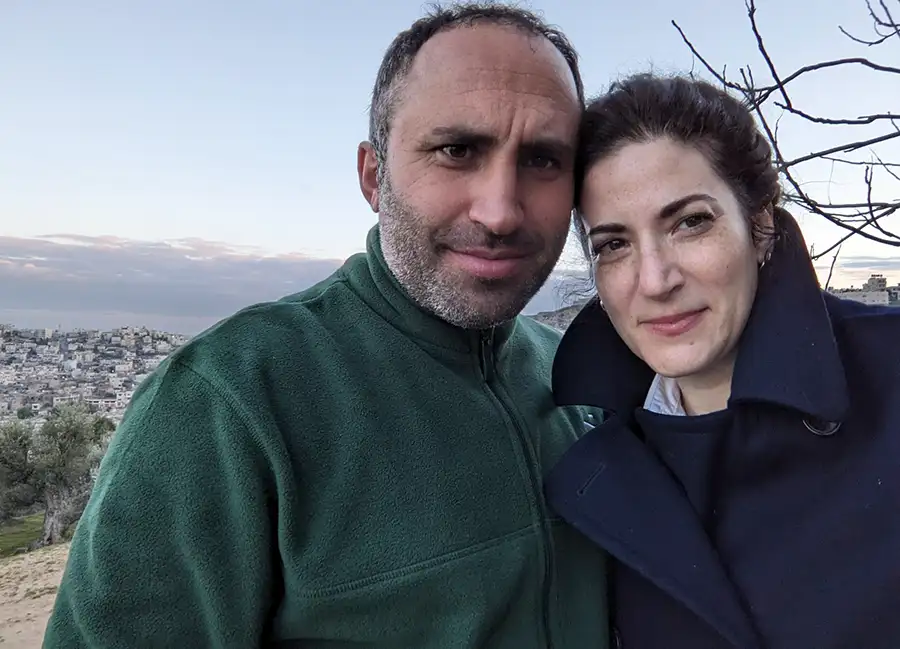 Batya Ungar Sargon and husband Douglas Sargon